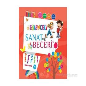 Eğlenceli Sanat ve Beceri Kırmızı Kitap 7 Yaş - Parıltı Komisyon