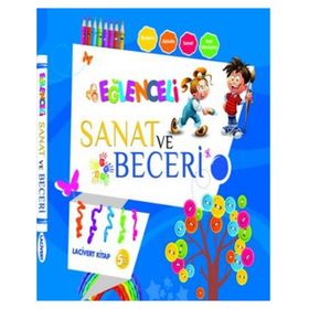 Eğlenceli Sanat ve Beceri Lacivert Kitap 5 Yaş - Parıltı Komisyon Heyet-Kurul-Komisyon