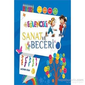 Eğlenceli Sanat ve Beceri Lacivert Kitap 5 Yaş - Parıltı Komisyon Heyet-Kurul-Komisyon