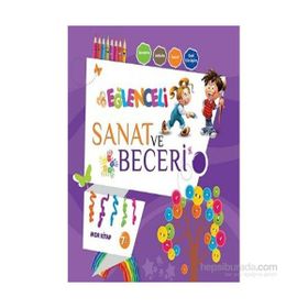 Eğlenceli Sanat ve Beceri Mor Kitap 7 Yaş - Parıltı Komisyon