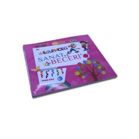 Eğlenceli Sanat ve Beceri Pembe Kitap 6 Yaş - kollektif