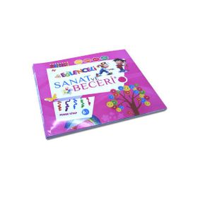 Eğlenceli Sanat ve Beceri Pembe Kitap 6 Yaş - kollektif