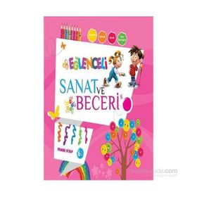 Eğlenceli Sanat ve Beceri Pembe Kitap 6 Yaş - kollektif