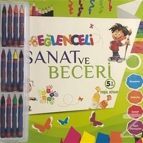 Eğlenceli Sanat ve Beceri Yeşil Kitap 5 Yaş - Future Books