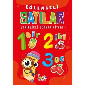 Eğlenceli Sayılar - Etkinlikli Boyama Kitabı - Bıcırık Yayınları