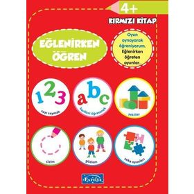 Eğlenirken Öğren Kırmızı Kitap 4+ Yaş Kollektif Parıltı Yayıncılık
