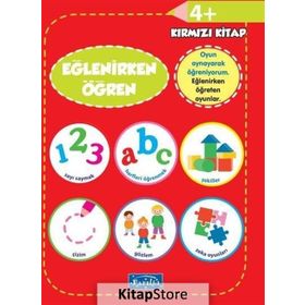 Eğlenirken Öğren Kırmızı Kitap 4+ Yaş Kollektif Parıltı Yayıncılık