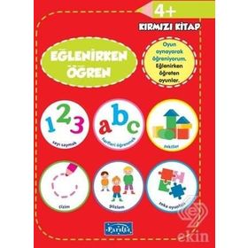 Eğlenirken Öğren Kırmızı Kitap 4+ Yaş Kollektif Parıltı Yayıncılık