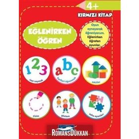 Eğlenirken Öğren Kırmızı Kitap 4+ Yaş Kollektif Parıltı Yayıncılık