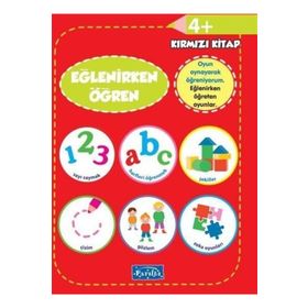 Eğlenirken Öğren Kırmızı Kitap 4+ Yaş Kollektif Parıltı Yayıncılık