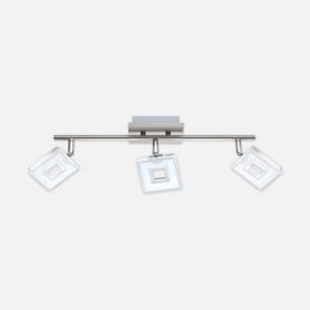 Eglo Alameda 4.5 W Ledli Led Duy Kare 4 Adet Gümüş Sıvaüstü Spot