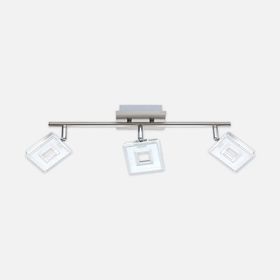 Eglo Alameda 4.5 W Ledli Led Duy Kare 4 Adet Gümüş Sıvaüstü Spot