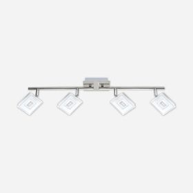 Eglo Alameda 40 W Ledli Led Duy Kare 2 Adet Gümüş Sıvaüstü Spot