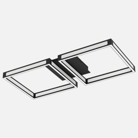 Eglo Altaflor Siyah Led Plafonyer 2'li Avize