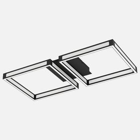 Eglo Altaflor Siyah Led Plafonyer 2'li Avize
