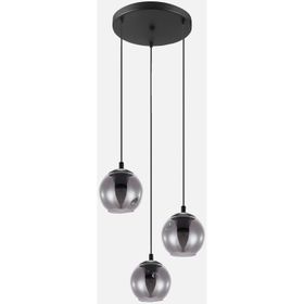 Eglo Ariscani Modern 3'lü Cam Yuvarlak Sarkıt Avize