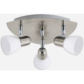 Eglo Enea 40 W Ledli E14 Duy 3 Adet Gümüş Sıvaüstü Spot