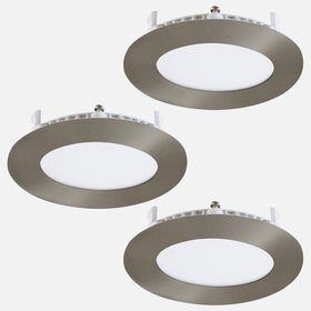 Eglo Fueva3 7 W Ledli Led Duy 3 Adet Saten Yuvarlak Tavan Spot