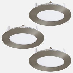Eglo Fueva3 7 W Ledli Led Duy 3 Adet Saten Yuvarlak Tavan Spot