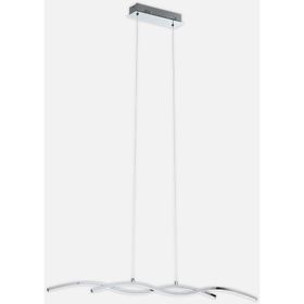 Eglo Lasana 2 Modern Tekli Led Çelik Dikdörtgen Sarkıt Avize