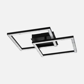 Eglo Lejias Siyah 21 W Led Plafonyer
