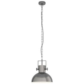 Eglo Lubenham Metal E27 Duy Yuvarlak Tekli Modern Gümüş Sarkıt