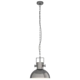 Eglo Lubenham Metal E27 Duy Yuvarlak Tekli Modern Gümüş Sarkıt