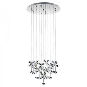 Eglo Pianopoli 93662 15'li Kristal Led Avize