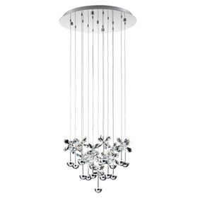Eglo Pianopoli 93662 15'li Kristal Led Avize