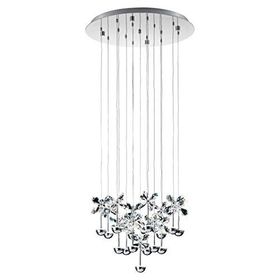 Eglo Pianopoli 93662 15'li Kristal Led Avize