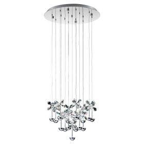 Eglo Pianopoli 93662 15'li Kristal Led Avize