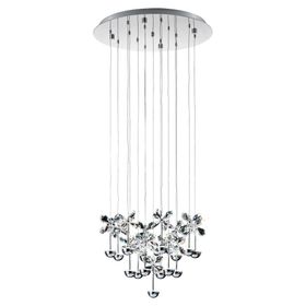 Eglo Pianopoli 93662 15'li Kristal Led Avize