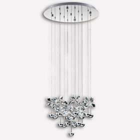 Eglo Pianopoli Modern Tekli Led Metal Yuvarlak Sarkıt Avize