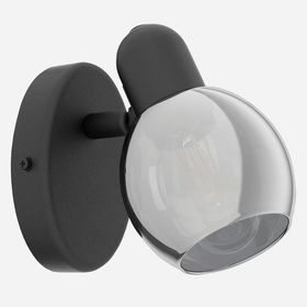 Eglo Pollica 40 W E14 Duy Siyah Yuvarlak Sıvaüstü Tekli Spot