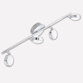 Eglo Salto 5.4 W Ledli Led Duy 4 Adet Gümüş Yuvarlak Sıvaüstü Spot