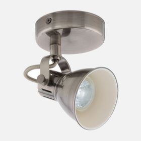 Eglo Seras 3.3 W Ledli Led Duy 1 Adet Gümüş Yuvarlak Sıvaüstü Spot
