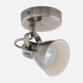 Eglo Seras 3.3 W Ledli Led Duy 1 Adet Gümüş Yuvarlak Sıvaüstü Spot