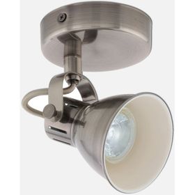 Eglo Seras 3.3 W Ledli Led Duy 1 Adet Gümüş Yuvarlak Sıvaüstü Spot