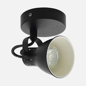 Eglo Seras 3 W Siyah Gu10 Tekli Sıva Üstü Led Spot