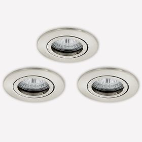 Eglo Tedo 5 W Ledli Led Duy Yuvarlak 1 Adet Nikel Sıva Altı Spot