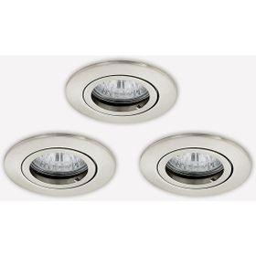Eglo Tedo 5 W Ledli Led Duy Yuvarlak 1 Adet Nikel Sıva Altı Spot