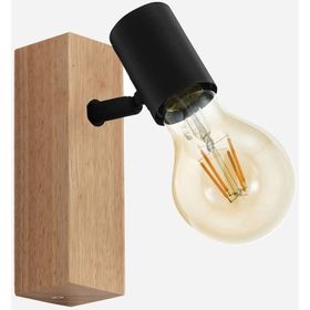 Eglo Townshend 60 W Ledli E27 Duy 1 Adet Siyah Yuvarlak Sıvaüstü Spot