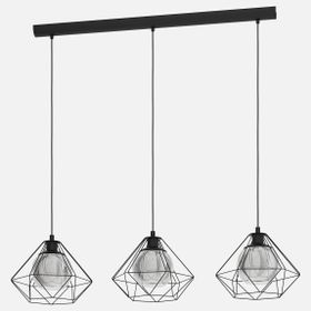 Eglo Vernham Modern 3'lü E27 Duy Metal Avize