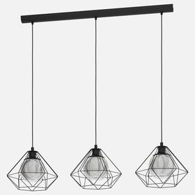 Eglo Vernham Modern 3'lü E27 Duy Metal Avize