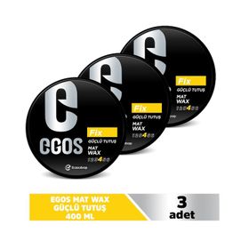 Egos Mat Güçlü 3x100 ml Wax