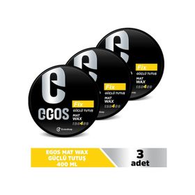 Egos Mat Güçlü 3x100 ml Wax