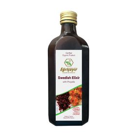 Eğriçayır 250 ml Organik Alkollü Propolisli İsveç İksiri