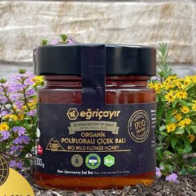 Eğriçayır 300 gr Polifloralı Organik Çiçek Balı