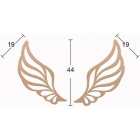 Ehobici DS-083 Boyanabilir Duvar Dekorasyonu Ahşap Obje