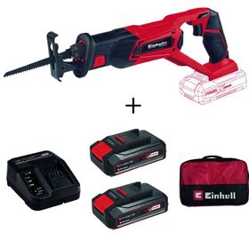 Einhell 2x2.5 Ah Starter Kit + Bez Çanta + TE-AP 18'li Akülü Kılıç Testere